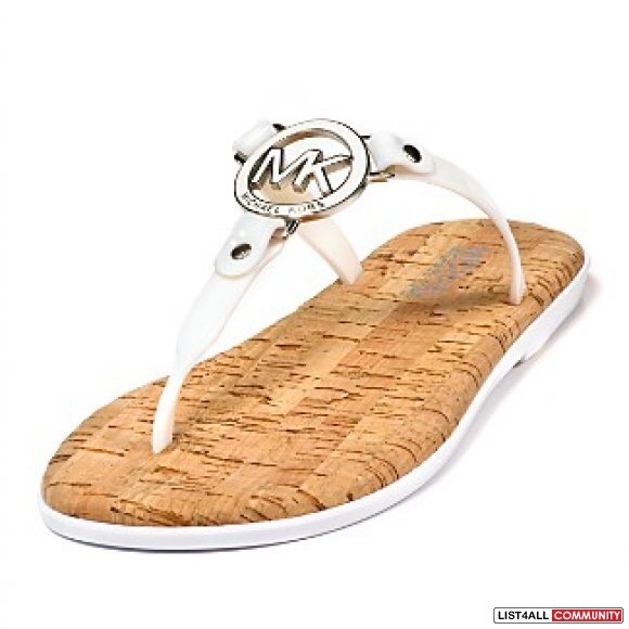 Michael Kors Shoes - Michael Kors White Thong Sandals